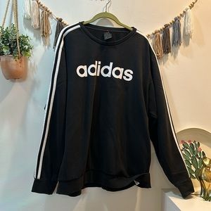 Adidas essential 3 stripes crewneck